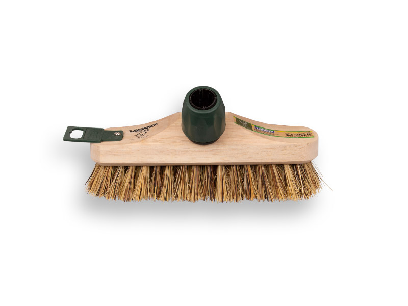 [1491030] Luiwagen - Schrobbezem VERO 22 cm, met harde Union vezel en kunststof steelverbinding