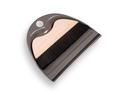 Stofblik BliXs staal met rubberen strip en magnetische stoffer