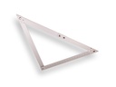 Vouwhaak LABORA aluminium 60 x 60 cm, met beschermhoes