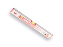 Waterpas BMI Eurostar 30 cm aluminium, 2 libellen