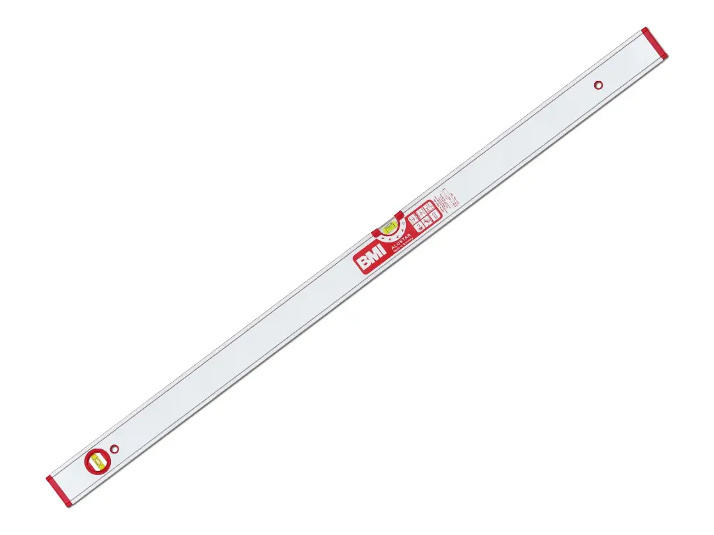 [1505460] Waterpas BMI Alustar 200 cm, dikwandig aluminium, 2 libellen