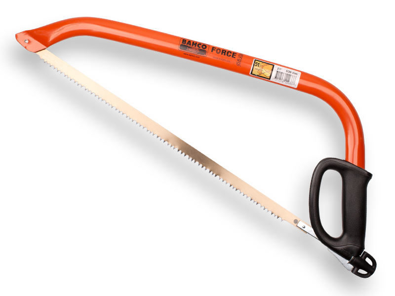 Beugelzaag BAHCO ERGO™ 332-21-51, bladlengte 530 mm, puntvormig, droog hout