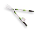 Heggenschaar FREUND 5380 TA, telescopisch 66 - 86 cm, blad 24 cm golfsnede