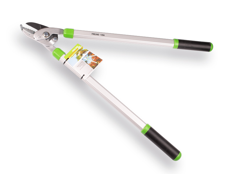 Takkenschaar FREUND 135 A aambeeld 73 cm, aluminium grepen, knipt tot 45 mm