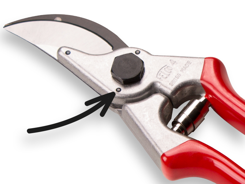 [1508316] Klinknagel FELCO 2/5B voor bovenmes, voor FELCO 2, 4, 6, 11, 12, 16, 17 en 4C&H