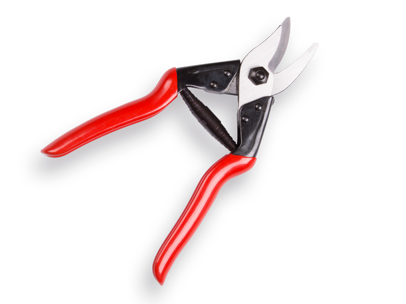 Universele schaar FELCO CP, compact model, kegelvormige licht gebogen snijkop