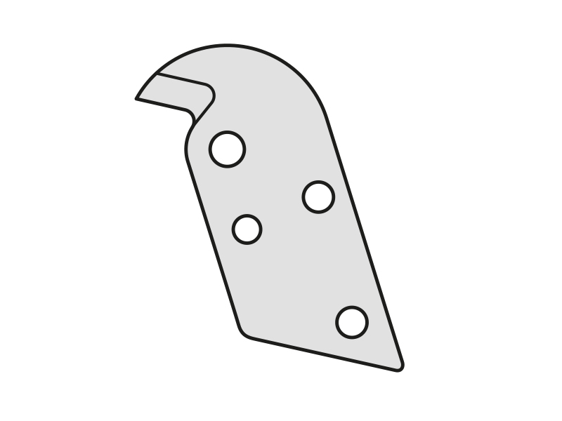 [1508546] Mes FELCO C9/5, voor kabelschaar FELCO C9