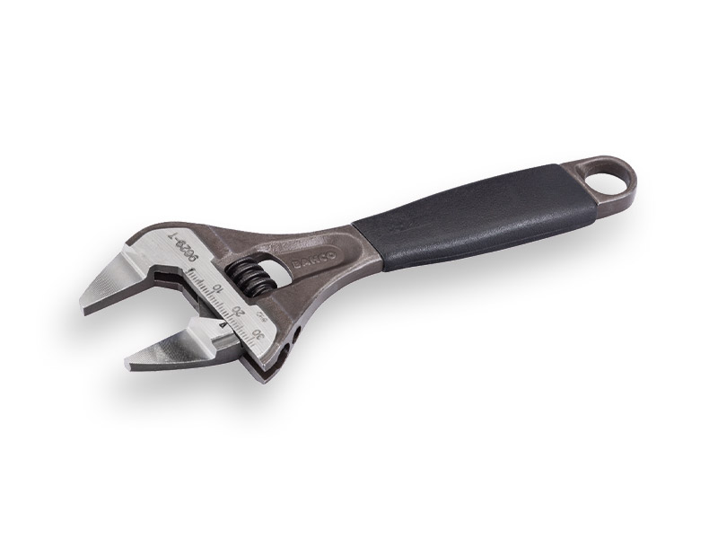 Moersleutel BAHCO ERGO™ 218 mm, grijpcapaciteit 34 mm, met rubber greep