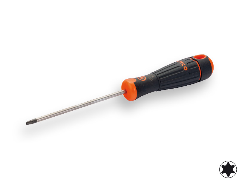 Schroevendraaier BAHCO Torx, T20 x 100 mm, met rubber greep