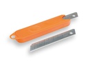 Reserve afbreekmessen BAHCO 18 mm, per 10 in dispenser