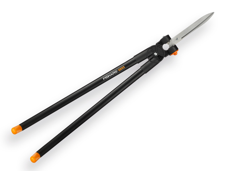 Graskantschaar - Heggenschaar FISKARS GS53 Snoei ooievaar 90 cm, 270° draaibaar