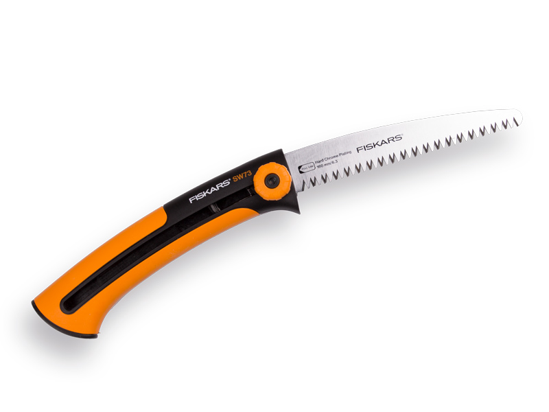Snoeizaag FISKARS SW73 uitschuifbaar, bladlengte 16 cm recht, grove vertanding