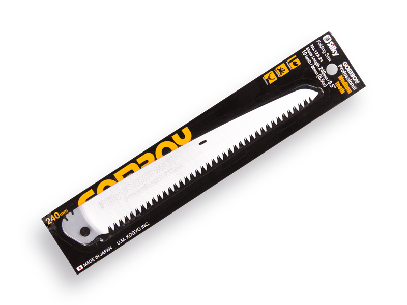 Zaagblad SILKY 240-10 voor vouwzaag Gomboy, recht 24 cm