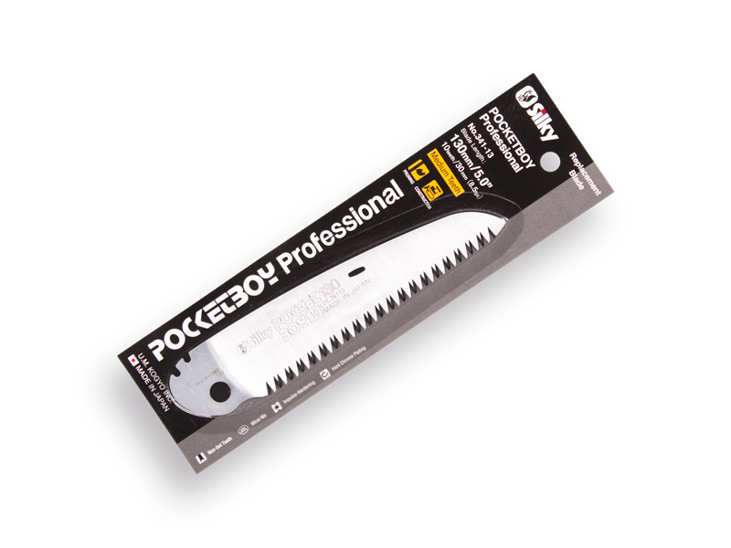 Zaagblad SILKY 130-10 voor vouwzaag Pocketboy, recht 13 cm