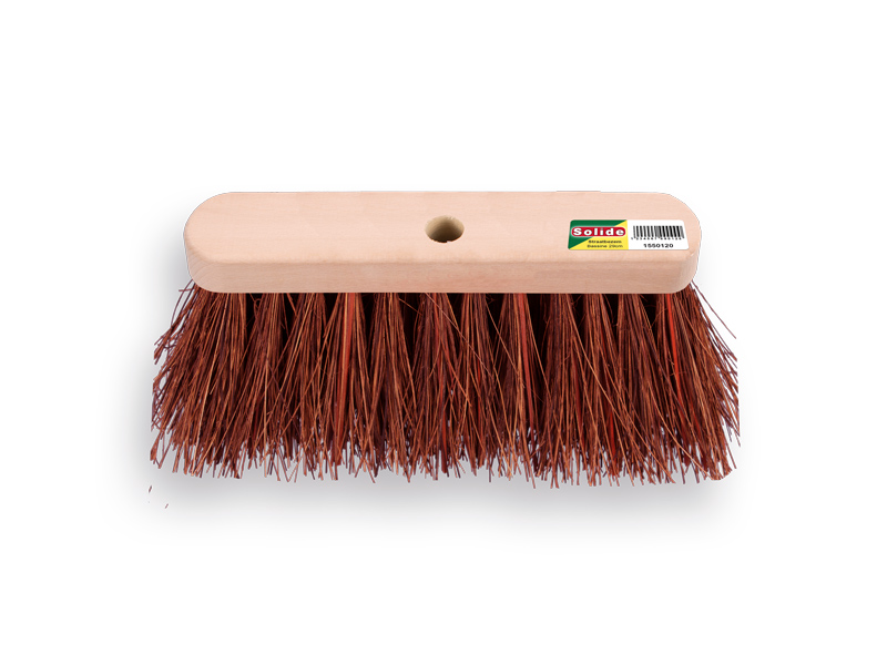 [1550210] Bezem SOLIDE bassine-stalks 29 cm, vlakke kap, zonder steel, FSC 100%