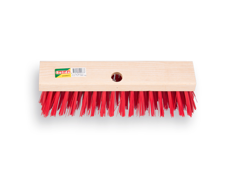 Vervangingsbezem SOLIDE PPN rood, voor voetenveger 1490226. FSC 100%
