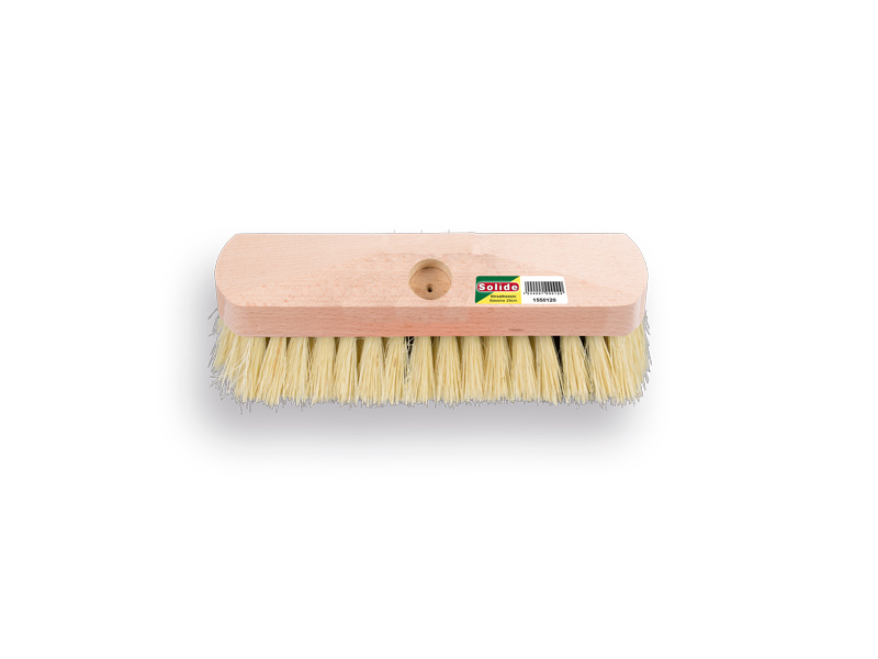 Luiwagen - Schrobbezem SOLIDE fiber 22 cm, met anker. FSC 100%