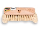 Luiwagen - Schrobbezem SOLIDE fiber 25 cm, met anker en baard. FSC 100%