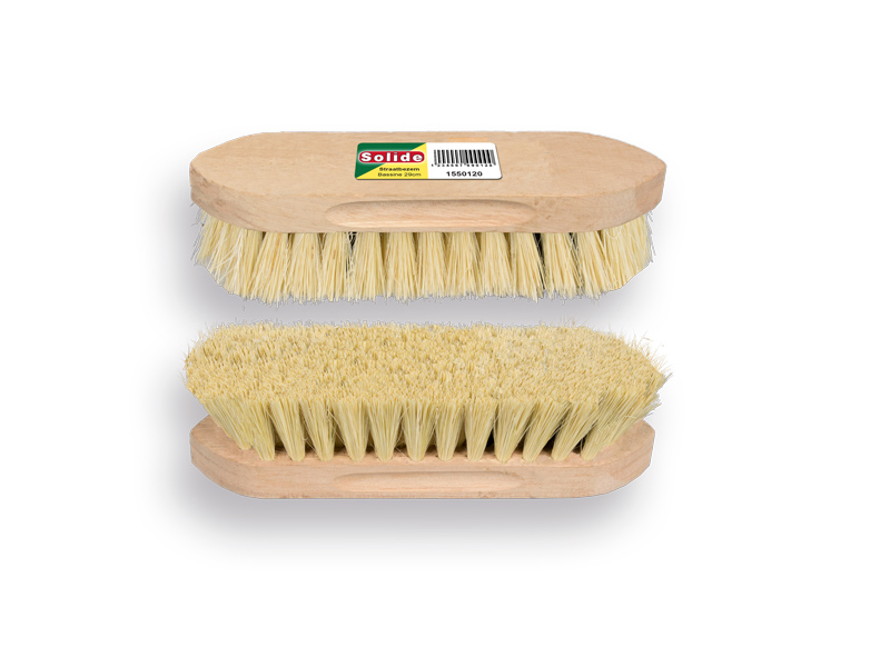 Werkborstel SOLIDE fiber 19,5 cm, middelhard schurend. FSC 100%
