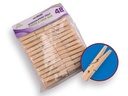Wasknijper hout 12 cm (per 48 stuks)