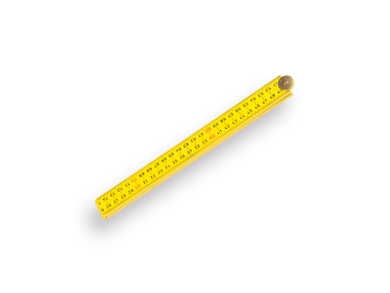 Duimstok HULTAFORS 100 cm glasfiber geel