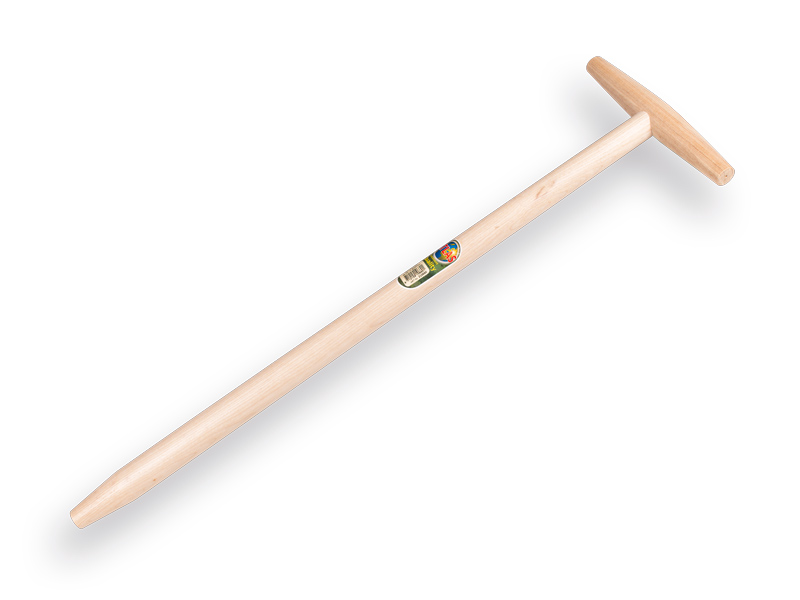[210660] Spitvorksteel ATLAS 80 cm met brede hilt 24 cm, FSC 100%