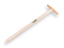 Spitvorksteel ATLAS 80 cm met brede hilt 24 cm, FSC 100%