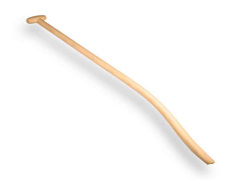 Straatmakersteel ESSEN 110 cm, dubbel gebogen