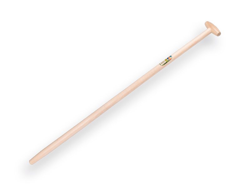 Schopsteel ATLAS 130 cm recht, met doorgestoken hilt, FSC 100%
