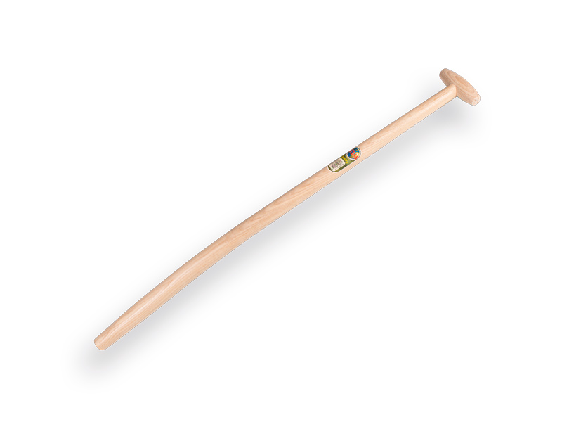 [210800] Schopsteel ATLAS 100 cm gebogen, met doorgestoken hilt, FSC 100%