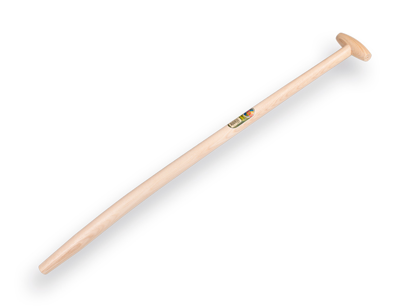 Vorksteel ATLAS 100 cm gebogen, gepunt voor mestvork met dul, FSC 100%