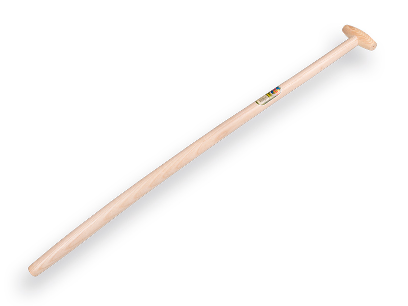 [210814] Schopsteel ATLAS 110 cm licht gebogen, met doorgestoken hilt, FSC 100%