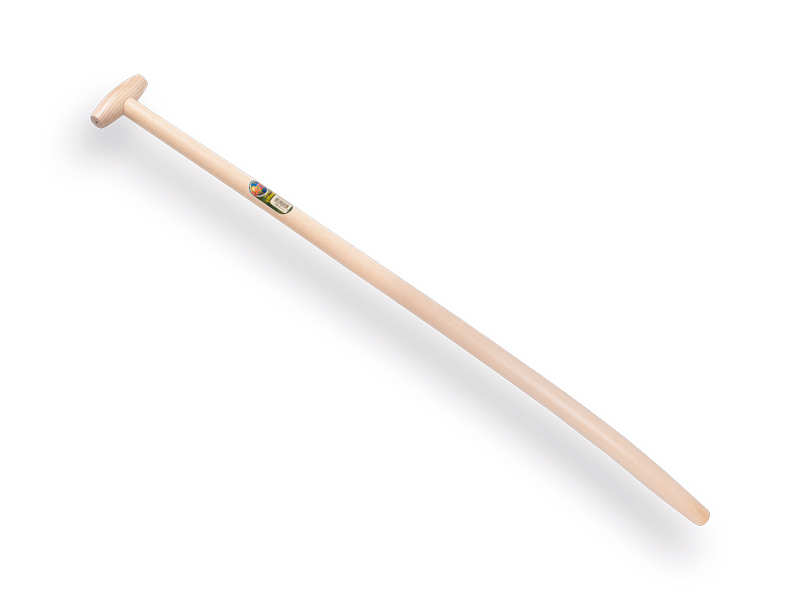 [210825] Schopsteel ATLAS 120 cm extra sterk gebogen, met doorgestoken hilt, FSC 100%