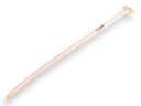 Schopsteel ATLAS 130 cm extra sterk gebogen, met doorgestoken hilt