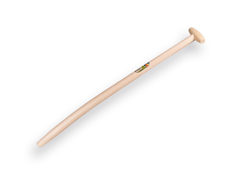 [210890] Schopsteel ATLAS 95 cm gebogen, met doorgestoken hilt, FSC 100%