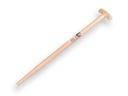 Spadesteel ATLAS HICKORY 80 cm ingefreesd, met Engelse kruk, voor S&J spade