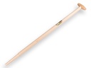 Spadesteel ATLAS 100 cm ingefreesd, met doorgestoken hilt, voor S&J spade, FSC 100%