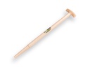 Spadesteel ATLAS 70 cm ingefreesd, met Engelse kruk, voor S&J spade, FSC 100%