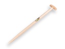 Spadesteel ATLAS 80 cm ingefreesd, met Engelse kruk, voor S&J spade, FSC 100%