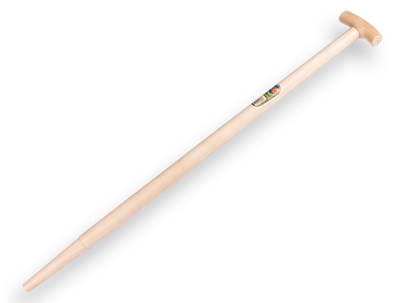 [211760] Spadesteel ATLAS 100 cm ingefreesd, met Engelse kruk, voor S&J spade, FSC 100%