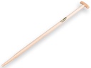 Spadesteel ATLAS 110 cm ingefreesd, met Engelse kruk, voor S&J spade, FSC 100%