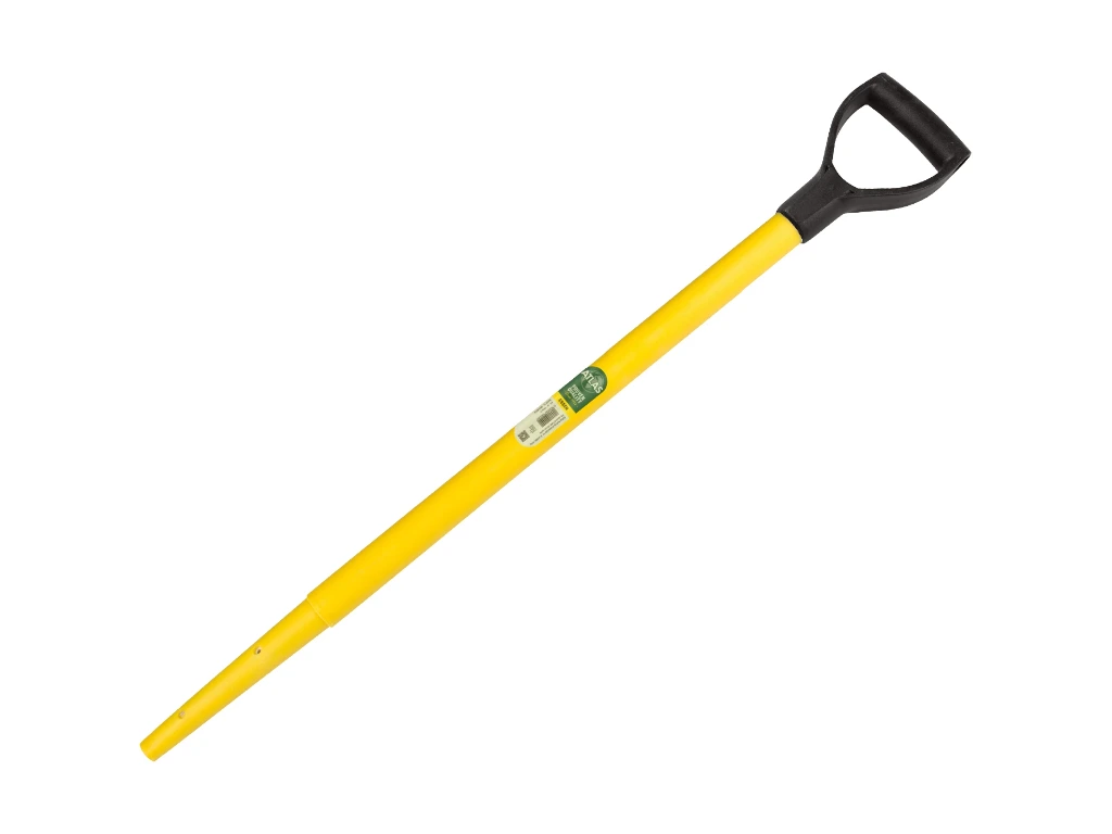 [211804] Spadesteel ATLAS kunststof 79,5 cm ingefreesd, met fiberkern 21 mm en kunststof D-greep