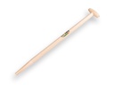 Spadesteel ATLAS 80 cm niet ingefreesd, met doorgestoken hilt, voor S&J spade, FSC 100%