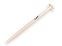 Spadesteel ATLAS 85 cm niet ingefreesd, met doorgestoken hilt, voor S&J spade, FSC 100%