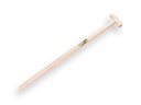Spadesteel ATLAS 95 cm, met Engelse kruk, voor spade ATLAS DIAMANT met opstap, FSC 100%