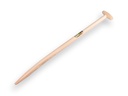 Spadesteel ATLAS 95 cm, doorgestoken hilt en schuine punt voor Betuwse kleispade (Merkus), FSC 100%