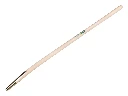 Mestvorksteel ATLAS 130 cm gebogen, met veerbus, geboord, FSC 100%