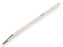 Mestvorksteel ATLAS 130 cm gebogen, met veerbus, geboord, FSC 100%