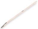 Mestvorksteel ATLAS 160 cm gebogen, met veerbus, geboord, FSC 100%