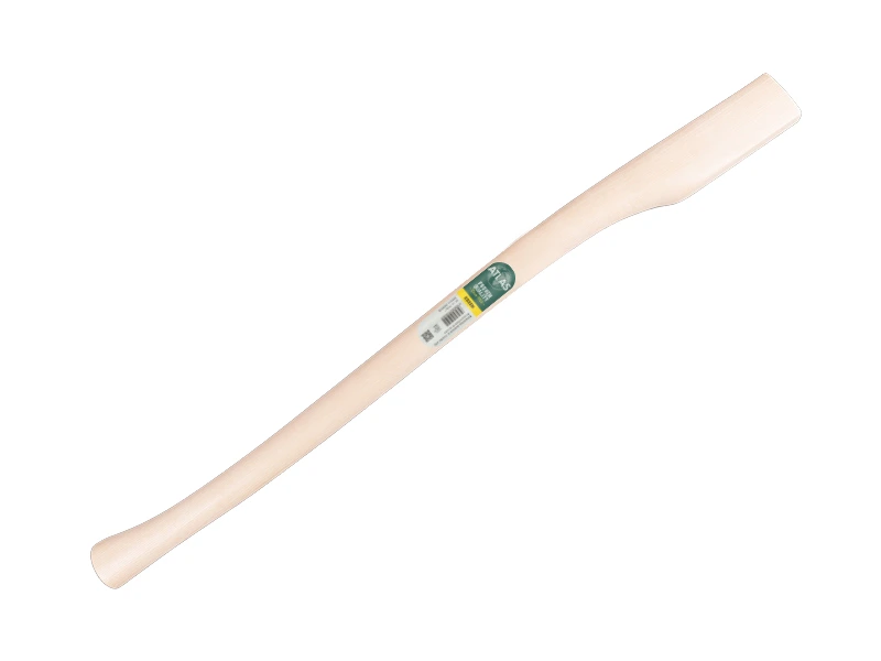 Bijlsteel ATLAS 90 cm gebogen, kopmaat 65 x 30 mm, voor 2000 grams bijl